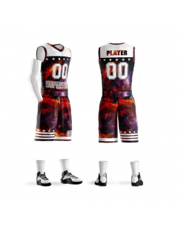 Cheap Sublimation Custom Basketball Jersey Set Custom Basketball Jersey Training Uniform Full Kit Design