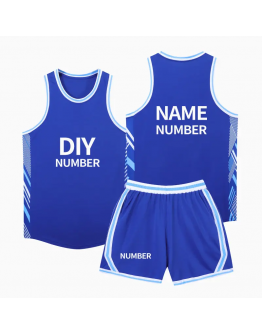 Basketball Suit Kids Team Uniform Quick-drying Sportswear Printing Basketball Game Training Suit