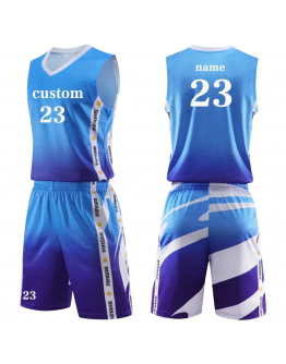 Customized Unique Breathable Quick Dry Basketball Team Clothing Design Basketball Jersey Uniform