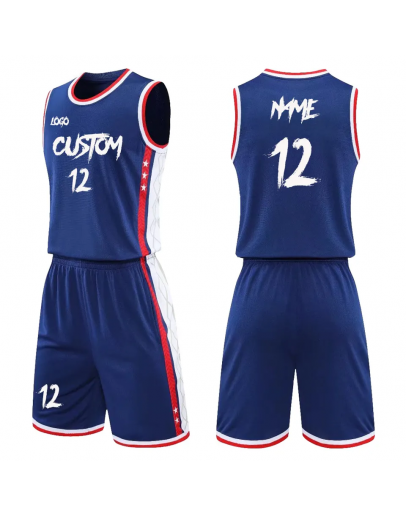 Custom Sublimation Best Basketball Uniform Embroidery Latest Basketball Jersey Design